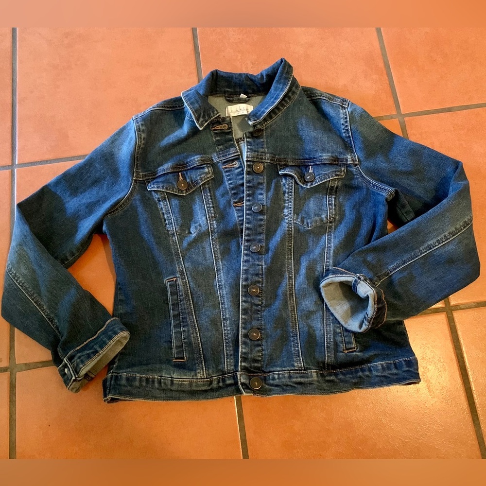 Nicole Miller Jean Jacket ✨